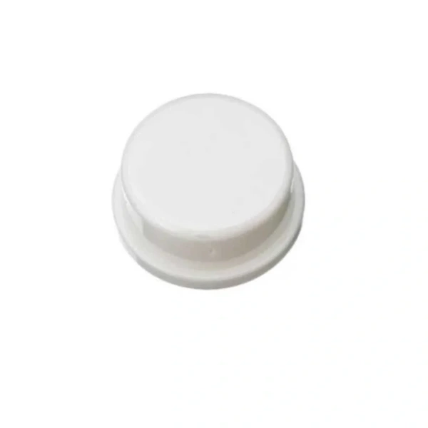 12x12mm Yuvarlak Tact Switch Kapak Push Buton Kapağı Beyaz