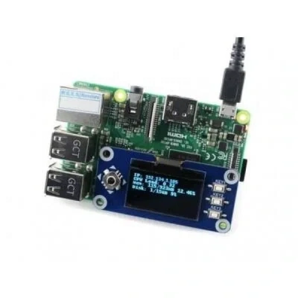 1.3 inch 128x64 Tuşlu Raspberry Pi Oled Lcd Ekran