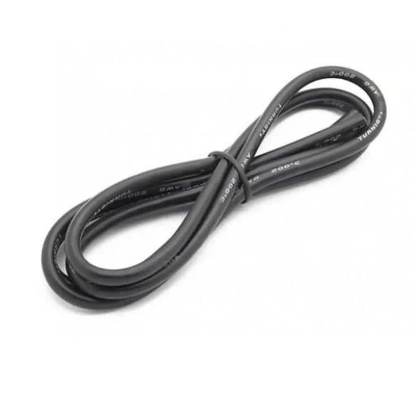 14 AWG Silikon Kablo Siyah - 1 Metre