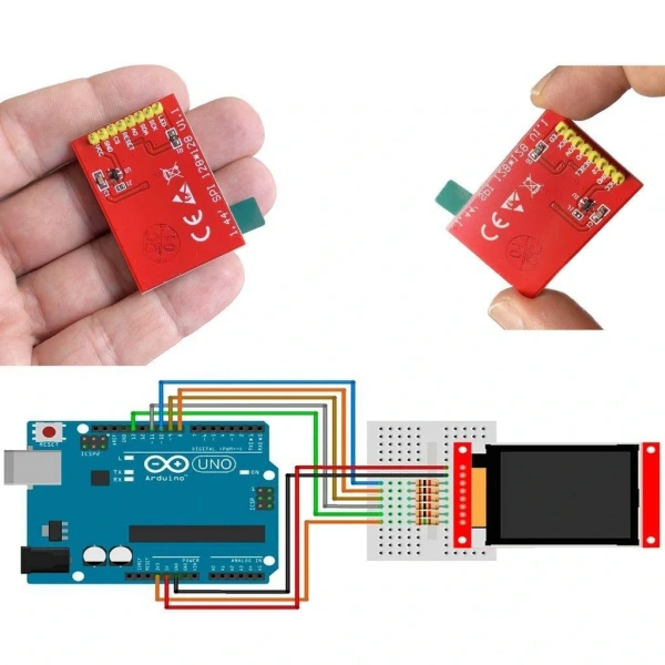 1.44 Inch Oled 128X128 SPI ST7735S Renkli TFT LCD Ekran Modülü