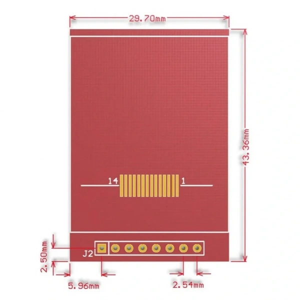 1.44 Inch Oled 128X128 SPI ST7735S Renkli TFT LCD Ekran Modülü
