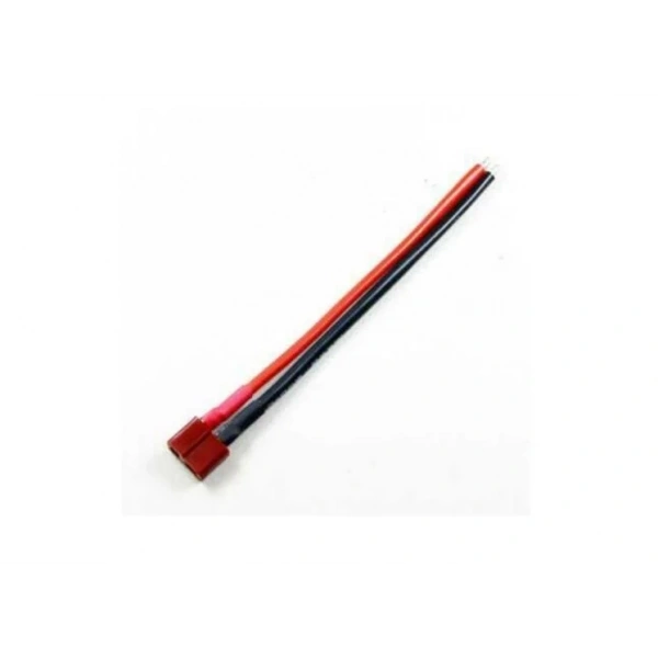 14AWG T-Plug (Deans) Dişi 10 cm Silikon Kablo