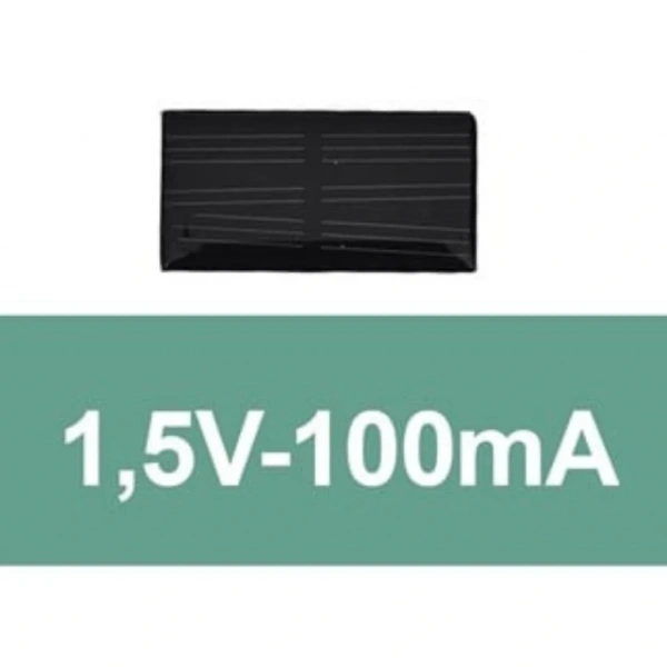 1,5V-100mA Güneş Paneli (Solar Panel) 52x27 mm