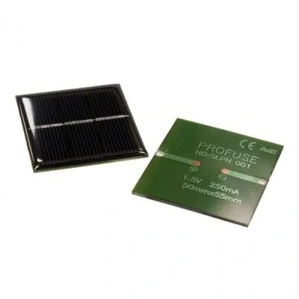 1.5V 250mA Solar Panel - Güneş Pili 50x55mm
