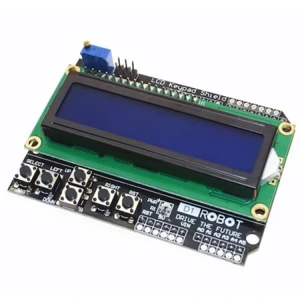 16x2 LCD Ekran ve Tuş Takım 1602 LCD Keypad Shield