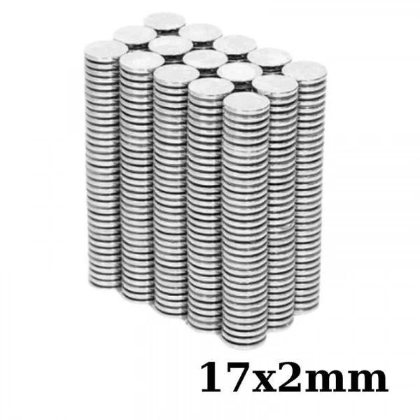 17x2mm Neodyum Güçlü Mıknatıs - Neodim Magnet
