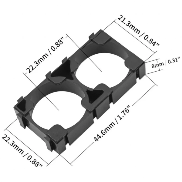 18650 Li-ion Pil Tutucu Braket 2li