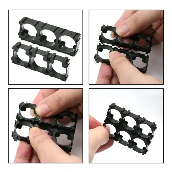 18650 Li-ion Pil Tutucu Braket 3lü