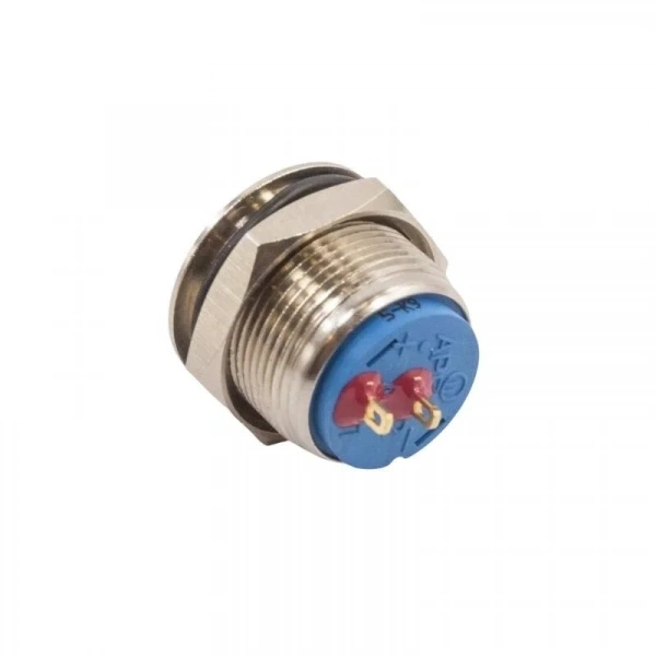 19mm Düz Yaylı Metal Buton - AV09C703