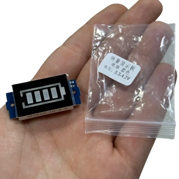 1S Lityum Batarya Kapasite Göstergesi Modülü 3.3V-4.2V