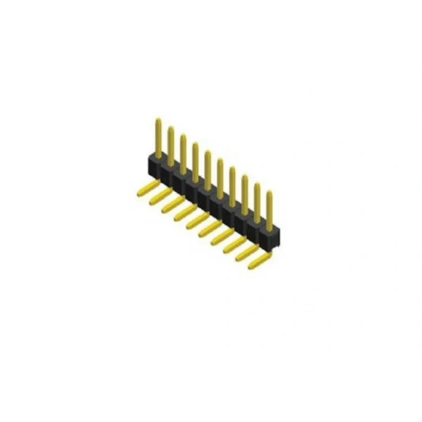 1x10 Erkek Pin Header 2.54mm 90 Derece