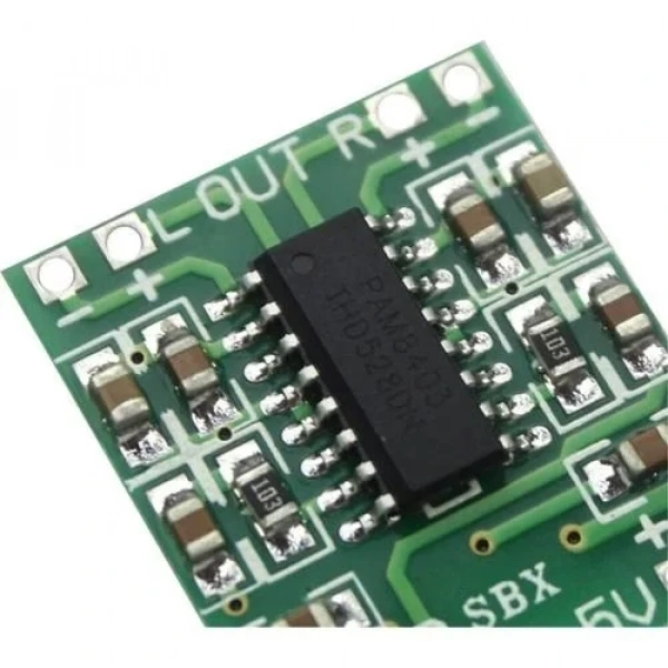 2 Kanal 3W Mini Amfi Modülü - PAM8403 Devresi
