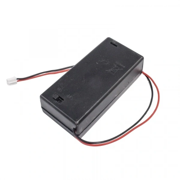 2li AA Pil Yuvası - JSH PH-2.0 Anahtarlı ve Kapaklı