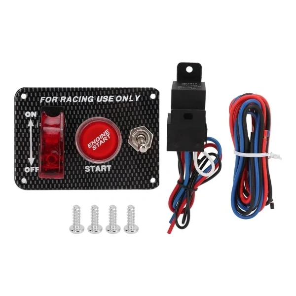 2li ON-OFF Toggle Switch Panel - Motor Start Butonlu