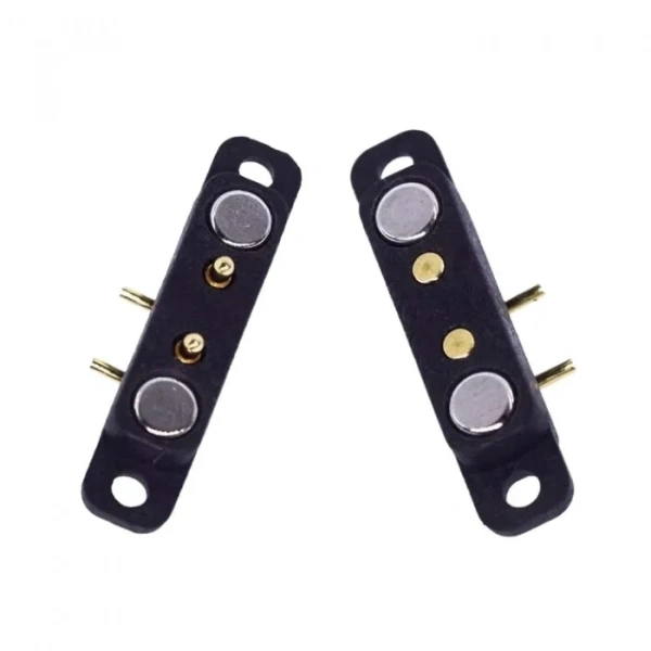 2-Pin 2.8mm 90C Pogo Pin Manyetik Konnektör Takımı - Kulaklı