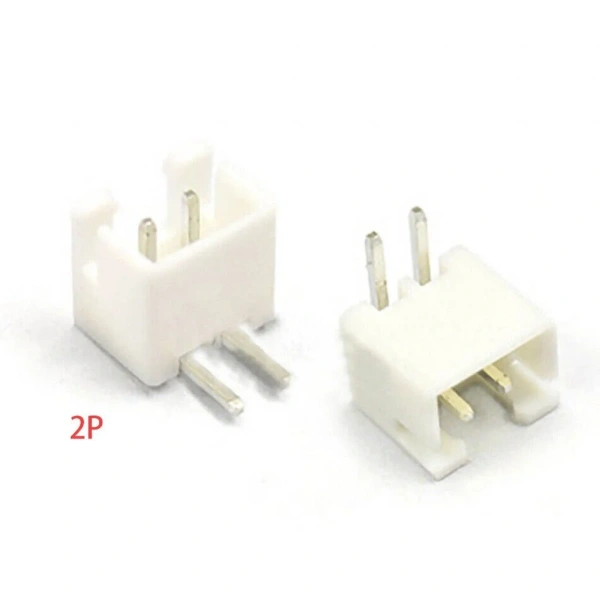 2 Pin JST-XH 2.54 Tunik Konnektör Erkek Eğik 90°