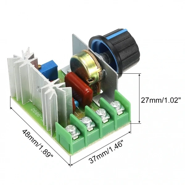 2000W Dimmer Hız Kontrol Kartı
