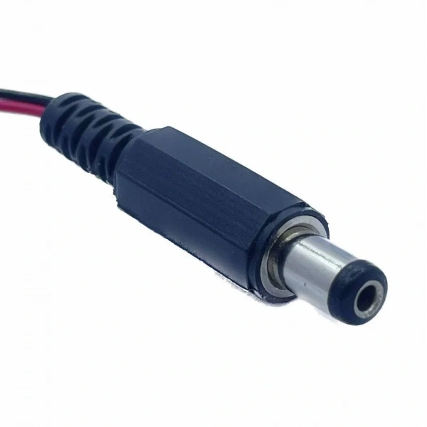 2.1mm Kablolu Erkek Jak - Jack Adaptör Fiş 15 cm 1 Adet