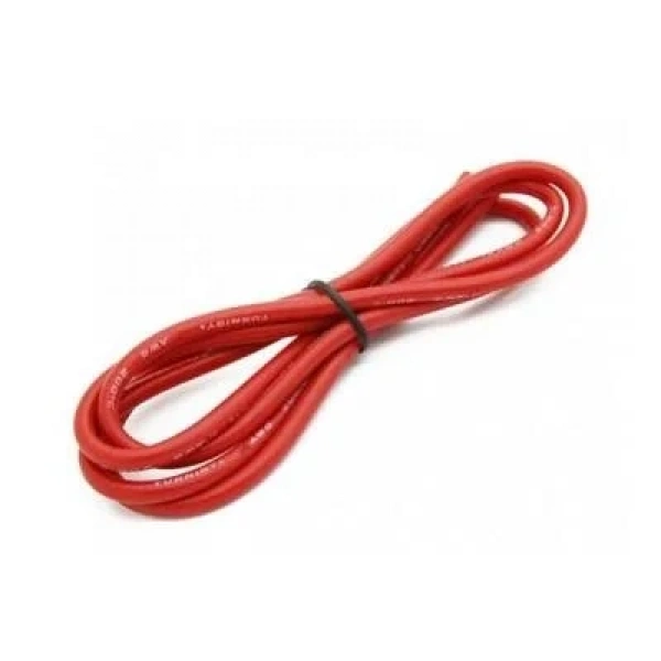 22 AWG Silikon Kablo Kırmızı - 1 Metre