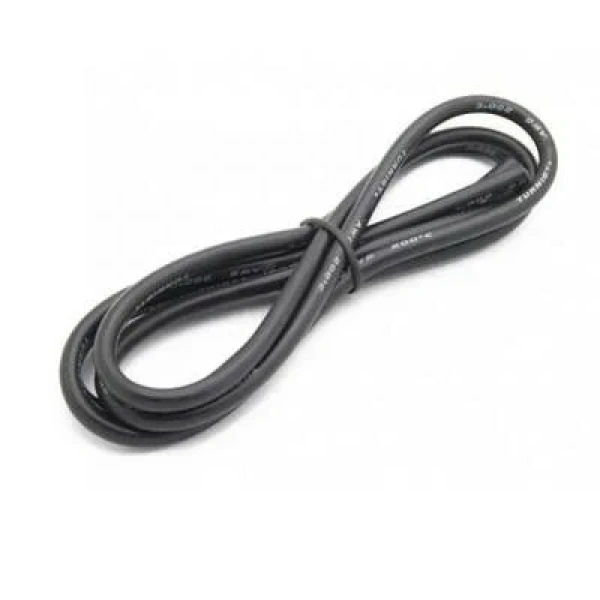 22 AWG Silikon Kablo Siyah - 1 Metre