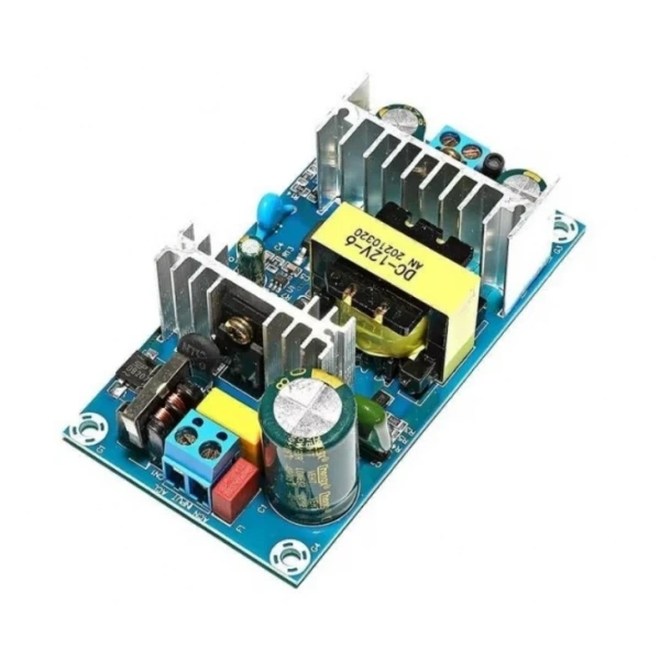 220V/AC - 12V/DC 6A Güç Kaynağı Kartı