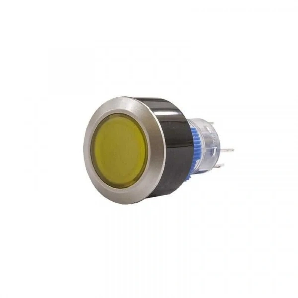 22mm 24V Sarı Anahtarlı Buton CD-AWY-11DZ/24V/Y