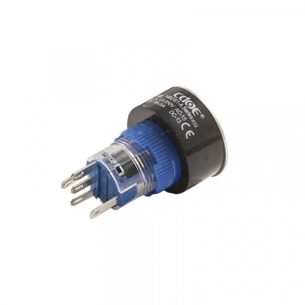 22mm 24V Sarı Anahtarlı Buton CD-AWY-11DZ/24V/Y