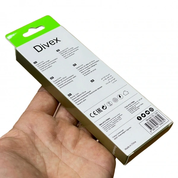 2.4A Iphone Uyumlu Lightning Şarj ve Data Kablosu 1m DC-104