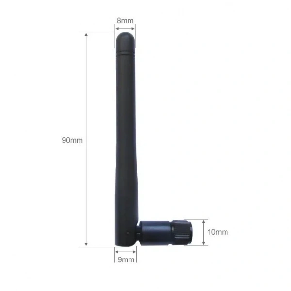 2.4G 2DB WIFI 110mm 90 Derece Ayarlanabilir SMA Erkek Anten
