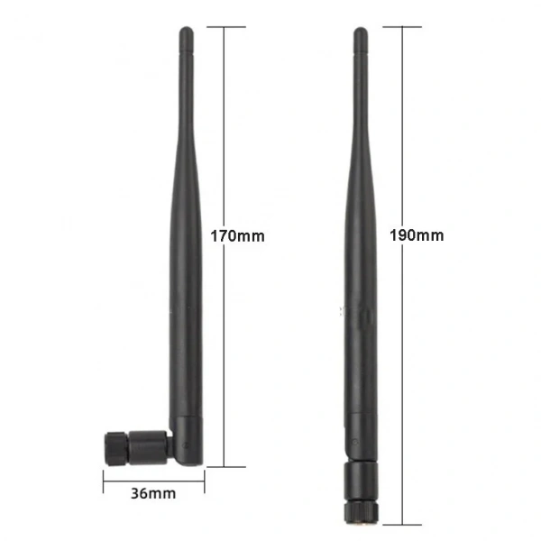 2.4G 5DB WIFI 190mm 90 Derece Ayarlanabilir SMA Erkek Anten