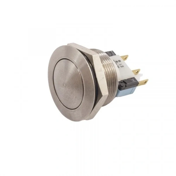 24mm Düz Yaylı Metal Buton - AV24LB404