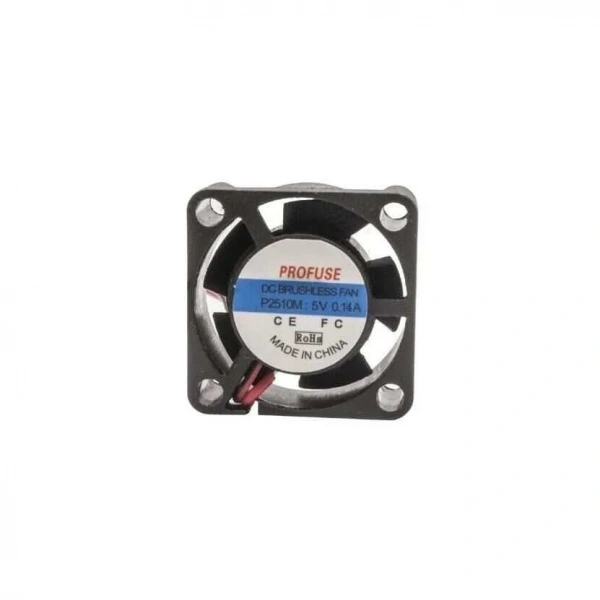 25x25x10mm 5V 0.14A Fan 2 Kablolu
