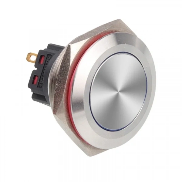 28B-P1Z 28mm Düz Anahtarlı Metal Buton