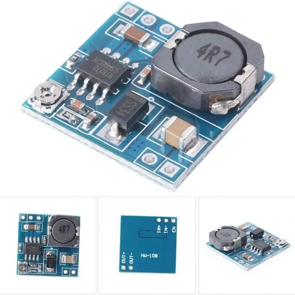 2A Mini Ayarlanabilir DC-DC Voltaj Düşürücü Modül