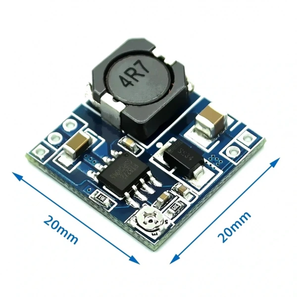 2A Mini Ayarlanabilir DC-DC Voltaj Düşürücü Modül
