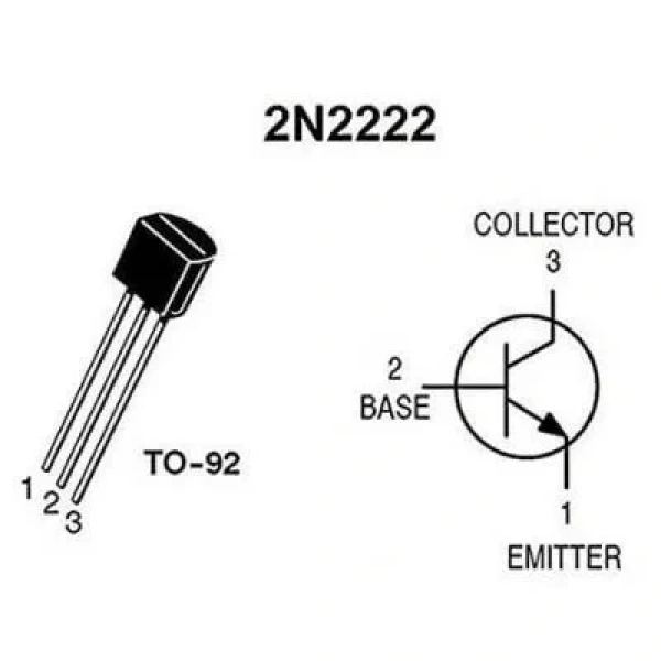 2N2222 - TO92 NPN Transistör