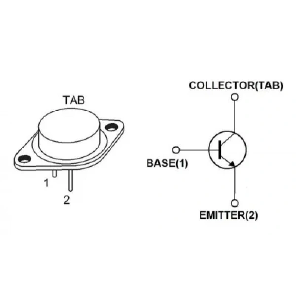 2N3055 - TO3 NPN Transistör