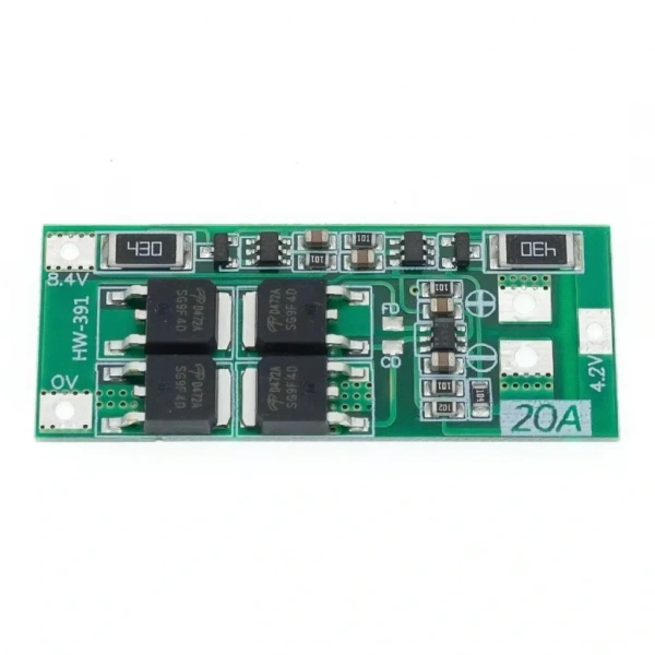 2S 20A BMS 8.4V 18650 Lityum Pil Şarj Koruma Devresi Balanslı