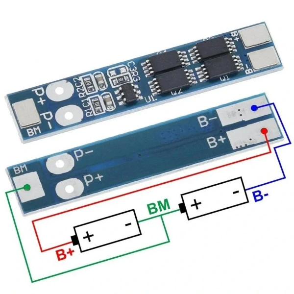 2S 8A BMS 8.4V 18650 Lityum Pil Şarj Koruma Devresi