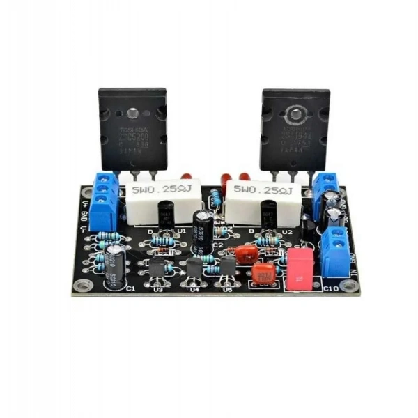 2SC5200 + 2SA1943 100W Mono Amfi Modülü