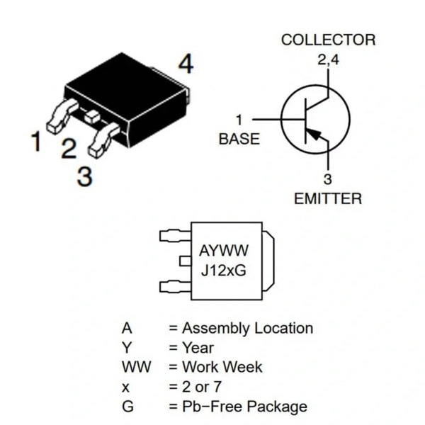 2SD882 TO-252 3A 40V NPN Transistör