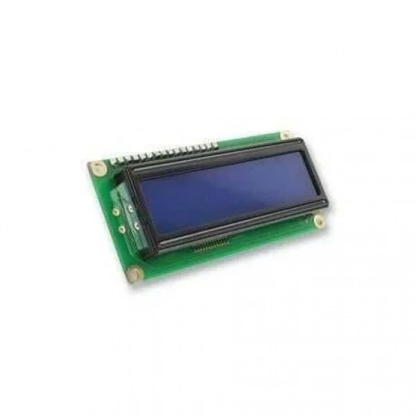 2X16 Lcd Display Sol Üst Mavi