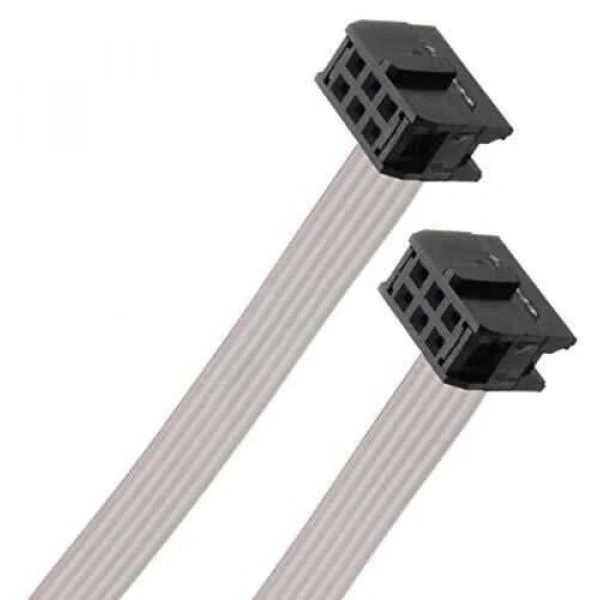2x3 6 Pin Dişi-Dişi Flat Kablo - 50cm