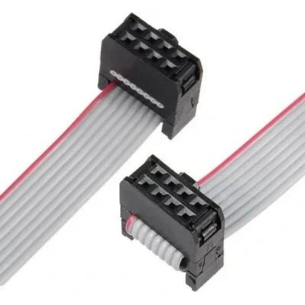 2x4 8 Pin Dişi-Dişi Flat Kablo - 50cm