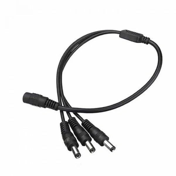 3 Başlı DC Adaptör Çoklayıcı Kablo