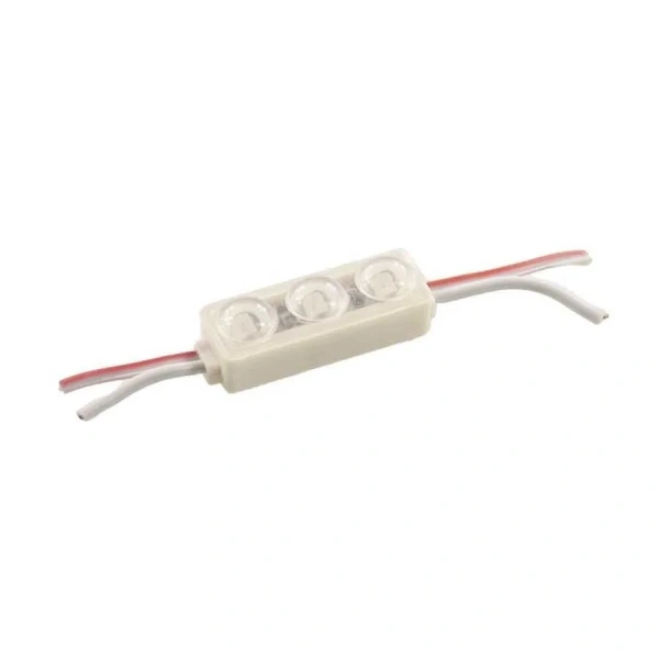 3lü Mercekli Mini Modül Led - Yeşil 12V 0.5W