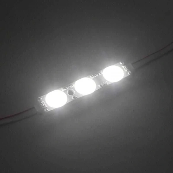 3lü Mercekli Modül Led - Beyaz 12V 1W
