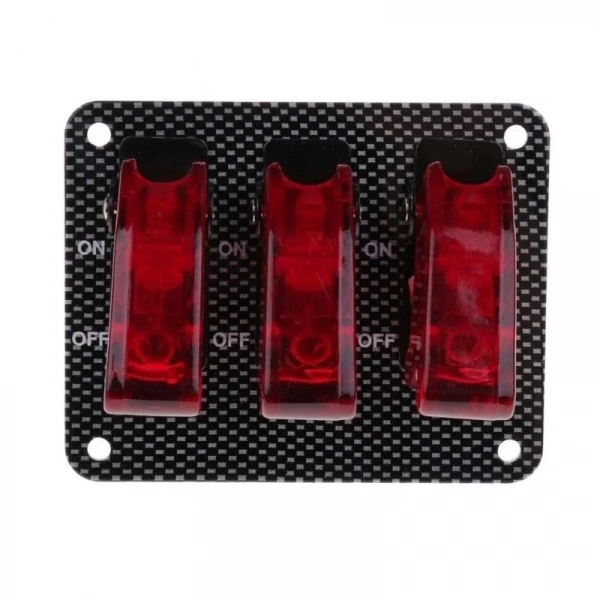 3lü ON-OFF Toggle Switch Panel