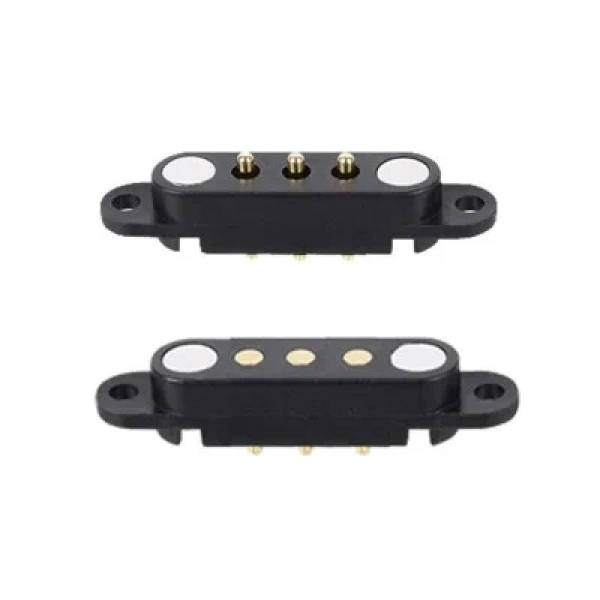 3-Pin 2.54mm Pogo Pin Manyetik Konnektör Takımı - Kulaklı