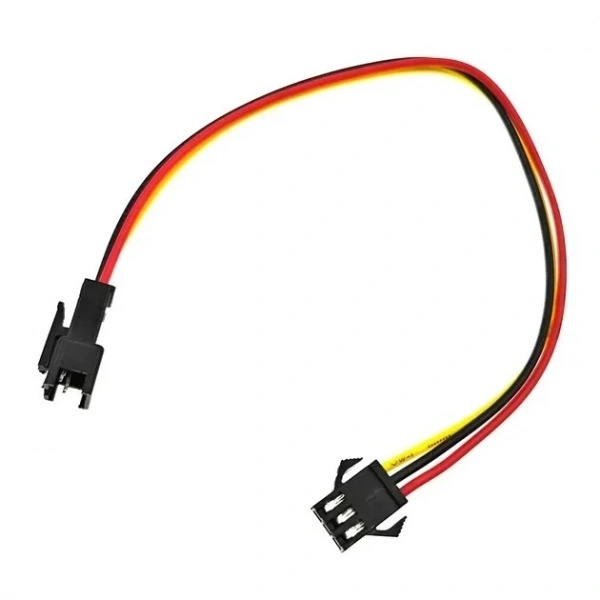 3-Pin SM 2.54mm Dişi - Erkek Uzatma Kablosu - 20cm
